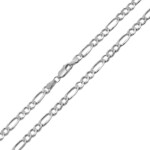 Łańcuszek srebrny- figaro 55cm/4mm